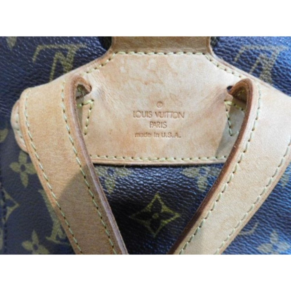 Louis Vuitton Backpack Montsouris Bag Monogram France MM Vintage - Picture 11 of 16
